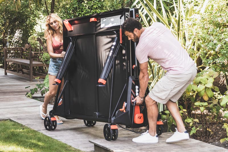 stabilité et mobilité des tables de ping pong cornilleau